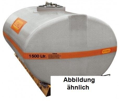 GFK-Weidefass oval - 1500 Liter (Einfülldom mittig)